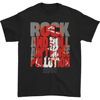 Foto 1 | Foto 1 | Camiseta Rockinstone Ac/dc Noise Pollution 180 G/m², 100% Algodón - Venta Internacional.