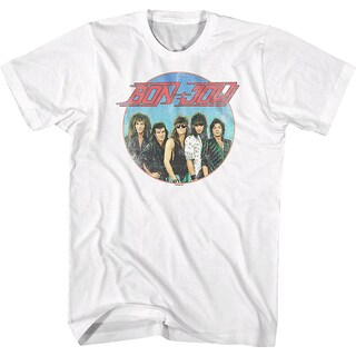Foto 1 | Foto 1 | Camiseta Rockinstone Vintage Bon Jovi 100% Algodón - Venta Internacional.