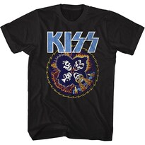 Camiseta Rockinstone Kiss Rock And Roll Over Skulls - Venta Internacional.