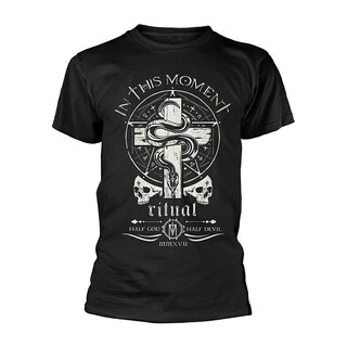 Foto 1 | Foto 1 | Camiseta Rockinstone In This Moment Serpent Logo Crest - Venta Internacional.