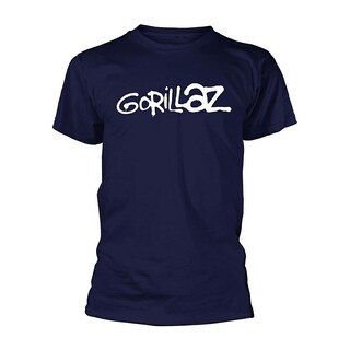 Foto 1 | Foto 1 | Camiseta Gorillaz Logo Rockinstone 100% Algodón - Venta Internacional.