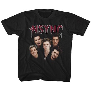 Foto 1 | Foto 1 | Camiseta Rockinstone Nsync Group Shot Para Jóvenes - Venta Internacional.