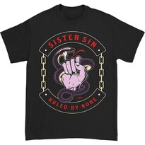 Camiseta Rockinstone Sister Sin Ruled By None Para Hombre - Venta Internacional.
