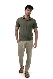 Foto 1 | Foto 1 | Playera Regular Generra Fit de Cuello Tipo Polo Verde