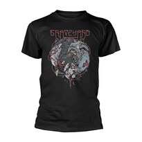 Camiseta Rockinstone Graveyard Birds 100% Algodón - Venta Internacional.