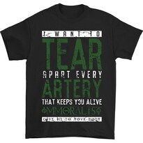 Camiseta Rockinstone Immoralist Tear Apart 180 G/m², 100% Algodón - Venta Internacional.