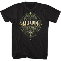 Camiseta Rockinstone Everybody's Got A Price Million Dollar M - Venta Internacional.