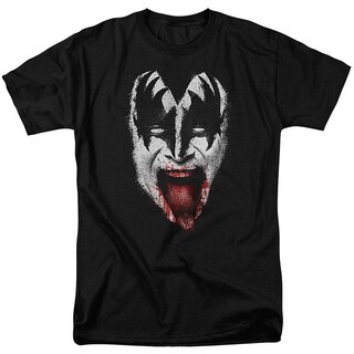 Foto 1 | Foto 1 | Camiseta Rockinstone Kiss Demon Face 100% Algodón - Venta Internacional.