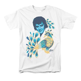 Foto 1 | Foto 1 | Camiseta Rockinstone Elvis Presley Peacock 180 G/m² 100% Algodón - Venta Internacional.