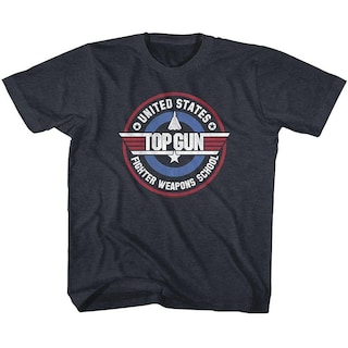 Foto 1 | Foto 1 | Camiseta Rockinstone Top Gun Weapons School Para Jóvenes - Venta Internacional.
