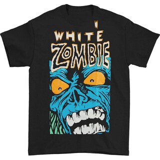 Foto 1 | Foto 1 | Camiseta Rockinstone White Zombie Blue Monster 180 G/m² - Venta Internacional.