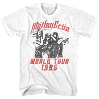 Foto 1 | Foto 1 | Camiseta Rockinstone Motley Crue World Tour 100% Algodón - Venta Internacional.