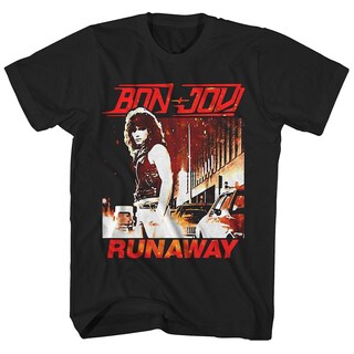 Foto 1 | Foto 1 | Camiseta Bon Jovi Runaway & Album Art Para Hombre - Venta Internacional.