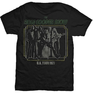 Foto 1 | Foto 1 | Camiseta Rockinstone Alice Cooper Us Tour 1971 Para Hombre - Venta Internacional.