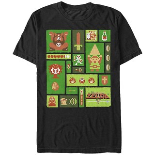 Foto 1 | Foto 1 | Camiseta Rockinstone Legend Of Zelda Collage 100% Algodón - Venta Internacional.