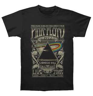 Foto 1 | Foto 1 | Camiseta Rockinstone Pink Floyd Empaquetada Con Póster Del Carnegie Hall - Venta Internacional.
