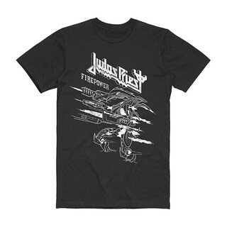 Foto 1 | Foto 1 | Camiseta Rockinstone Judas Priest Firepower Line Drawing para Hombre - Venta Internacional