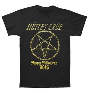 Foto 1 | Foto 1 | Camiseta Rockinstone Motley Crue Halloween Pentagram 2015 - Venta Internacional.