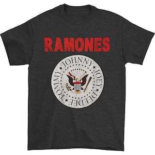 Foto 1 | Foto 1 | Camiseta Rockinstone Ramones Red Logo Classic Seal Para Hombre - Venta Internacional.