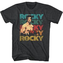 Camiseta Rockinstone Rocky Logos 100% Algodón Pesado - Venta Internacional.