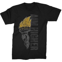 Camiseta Rockinstone Aim Higher Torch 180 G/m², 100% Algodón - Venta Internacional.