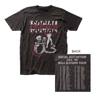 Foto 1 | Foto 1 | Camiseta Social Distortion Ball & Chain Para Hombre - Venta Internacional.