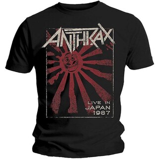 Foto 1 | Foto 1 | Camiseta Rockinstone Anthrax Live In Japan 180 G/m², 100% Algodón - Venta Internacional.