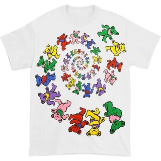 Foto 1 | Foto 1 | Camiseta Rockinstone Grateful Dead Spiral Bears Blanca - Venta Internacional.