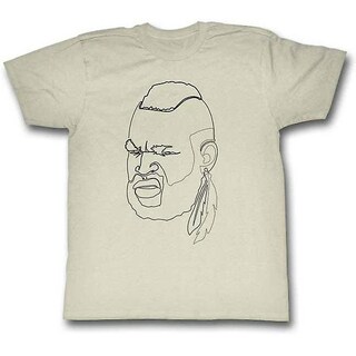 Foto 1 | Foto 1 | Camiseta Rockinstone Mr. T One Line 100% Algodón - Venta Internacional.