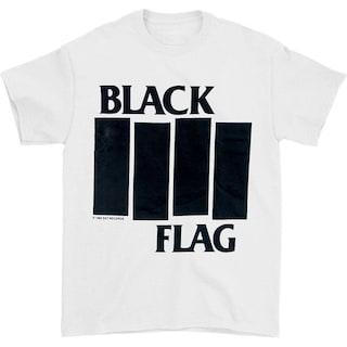 Foto 1 | Foto 1 | Camiseta Rockinstone con Diseño de Bandera Negra con Barras y Logotipo 100% Algodón - Venta Internacional