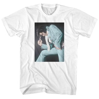 Foto 1 | Foto 1 | Camiseta Rockinstone Elvis Presley Live Portrait 100% Algodón - Venta Internacional.