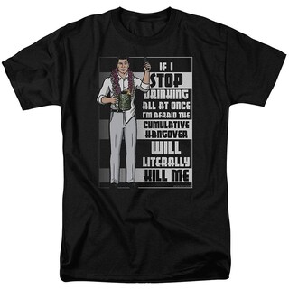 Foto 1 | Foto 1 | Camiseta Rockinstone Archer Killer Hangover Para Adultos - Venta Internacional.