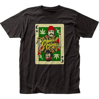 Foto 1 | Foto 1 | Camiseta Rockinstone Con Estampado De Cartas Cheech And Chong - Venta Internacional.