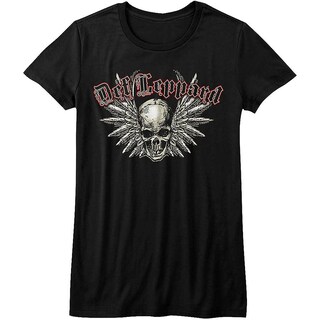 Foto 1 | Foto 1 | Camiseta Rockinstone Junior Skull Def Leppard 180 G/m² - Venta Internacional.