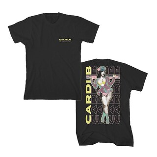 Foto 1 | Foto 1 | Camiseta Rockinstone Cardi B Marble Sass 180 G/m², 100% Algodón - Venta Internacional.