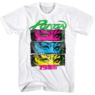 Foto 1 | Foto 1 | Camiseta Rockinstone Poison 1988 100% Algodón 180 G/m² - Venta Internacional.