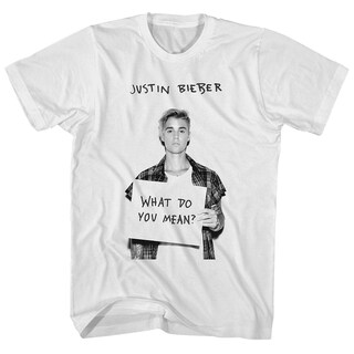 Foto 1 | Foto 1 | Camiseta Rockinstone Justin Bieber What Do You Mean Print - Venta Internacional.