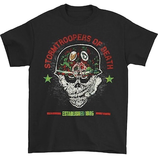 Foto 1 | Foto 1 | Camiseta Rockinstone S.o.d. Stormtroopers Of Death Helmet Heat - Venta Internacional.