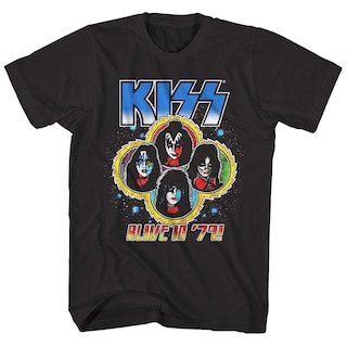 Foto 1 | Foto 1 | Camiseta Rockinstone Kiss Alive In 89 Tour Para Hombre - Venta Internacional.