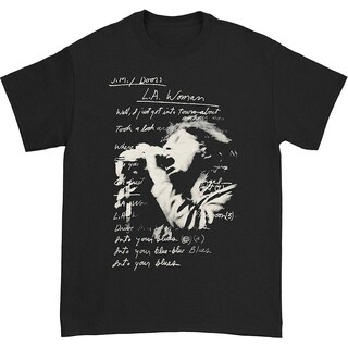 Foto 1 | Foto 1 | Camiseta Rockinstone Doors La Woman Lyrics 100% Algodón - Venta Internacional.