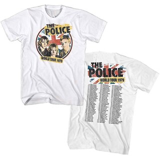 Foto 1 | Foto 1 | Camiseta Rockinstone Police 79 World Tour Para Hombre - Venta Internacional.
