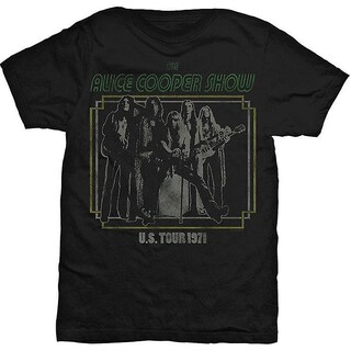 Foto 1 | Foto 1 | Camiseta Rockinstone Alice Cooper Us Tour 1971 Para Hombre - Venta Internacional.
