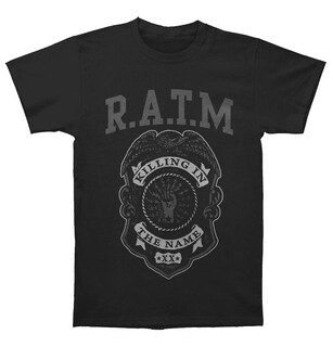 Foto 1 | Foto 1 | Camiseta Rockinstone Rage Against The Machine Gris Police Bad - Venta Internacional.