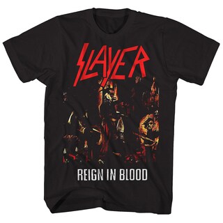 Foto 1 | Foto 1 | Camiseta Rockinstone Slayer Reign In Blood Álbum Art - Venta Internacional