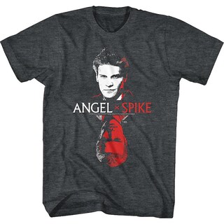 Foto 1 | Foto 1 | Camiseta Rockinstone Angel Y Spike Buffy La Cazavampiros - Venta Internacional.