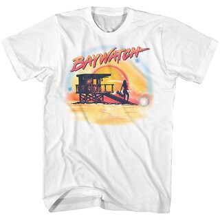 Foto 1 | Foto 1 | Camiseta Rockinstone Airbrush Baywatch 180 G/m², 100% Algodón - Venta Internacional.