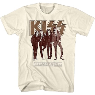 Foto 1 | Foto 1 | Camiseta Rockinstone Dressed To Kill Kiss 100% Algodón - Venta Internacional.