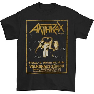 Foto 1 | Foto 1 | Camiseta Rockinstone Anthrax Among The Living De Algodón De 180 G/m² - Venta Internacional.