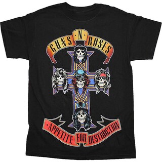 Foto 1 | Foto 1 | Camisa Rockinstone Gnr Appetite For Destruction De Algodón De 180 G/m² - Venta Internacional.