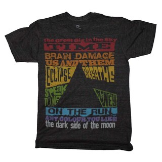 Foto 1 | Foto 1 | Camiseta Rockinstone Pink Floyd Dark Side Tracks Para Hombre - Venta Internacional.